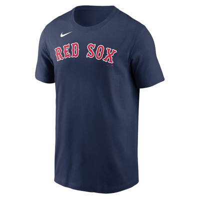 Shop Nike Kyle Schwarber Navy Boston Red Sox Name & Number T-shirt