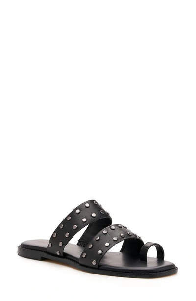 Shop Botkier Zeyda Slide Sandal In Black Leather