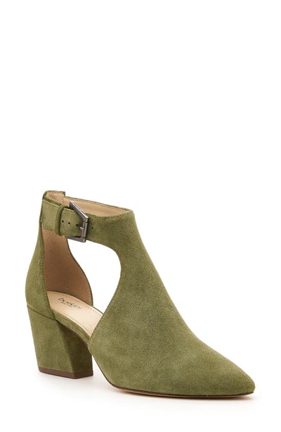Shop Botkier Shelby Pointed Toe Pump In Green Suede