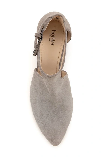 Shop Botkier Shelby Pointed Toe Pump In Fossil Grey Suede