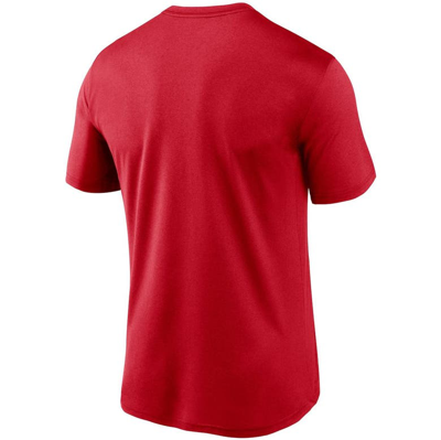 Shop Nike Red Washington Nationals Wordmark Legend T-shirt