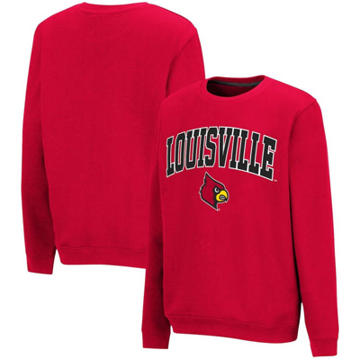 Colosseum Kids' Youth Red Louisville Cardinals Campus Pullover Sweatshirt