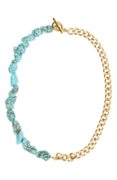 Shop Petit Moments Petit Moment Attica Turquoise Chain Necklace
