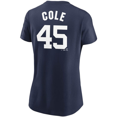 Shop Nike Gerrit Cole Navy New York Yankees Name & Number T-shirt