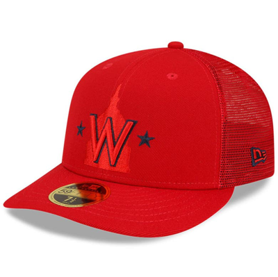 Shop New Era Red Washington Nationals 2022 Spring Training Low Profile 59fifty Fitted Hat
