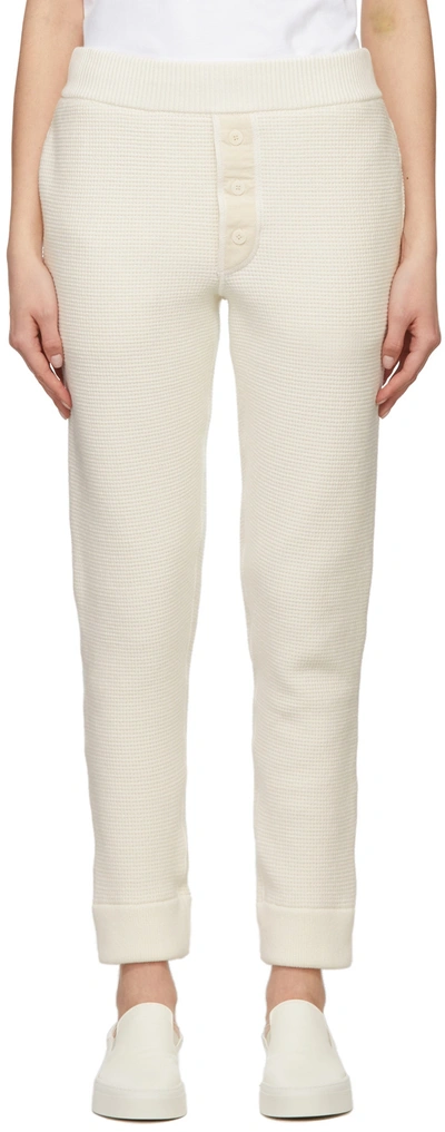 Shop The Row Off-white Ginzena Lounge Pants In Ivory