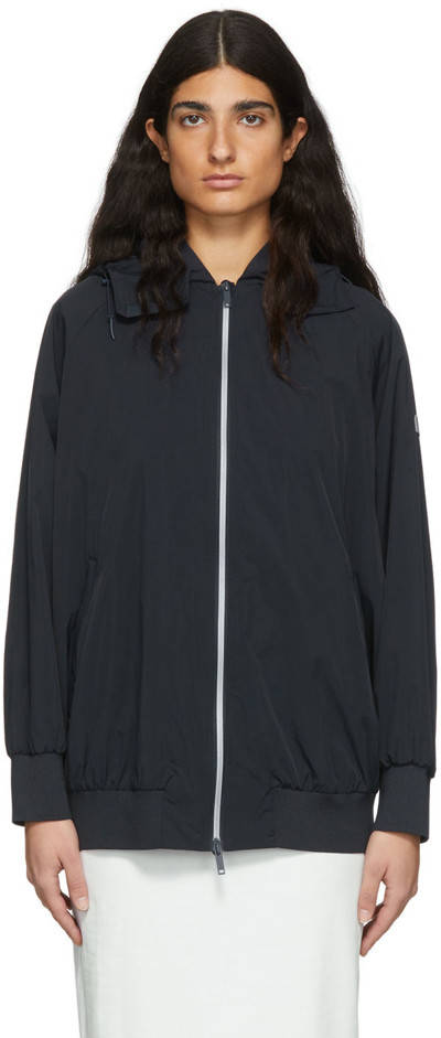 Shop Max Mara Navy Falco Bomber Jacket In 003 Navy