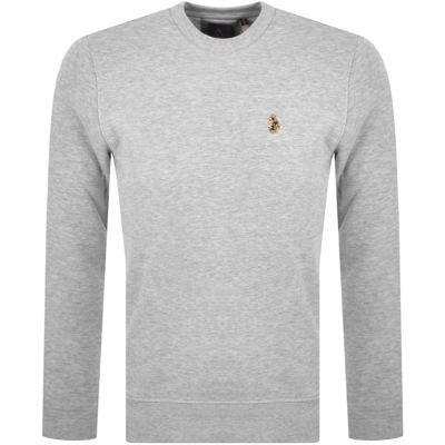 Luke 1977 London Sweatshirt Grey In Grey