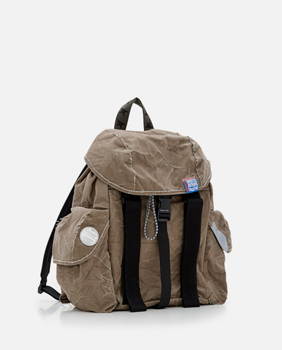 Shop Golden Goose "dreamer" Cotton Backpack In Green