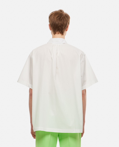 Shop Jacquemus "la Chemise Moisson" Bowling Shirt In White