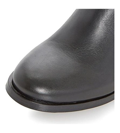 Shop Dune Parnell Leather Ankle Boots In Black-leather