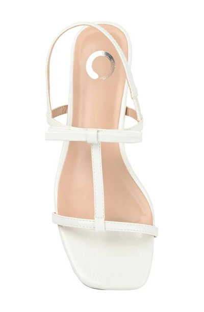 Journee Collection Women's Zaidda Sandals Women's Shoes In White
