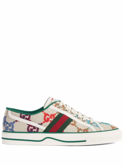 Gucci '1977' Tennis Sneakers In Multicolor | ModeSens