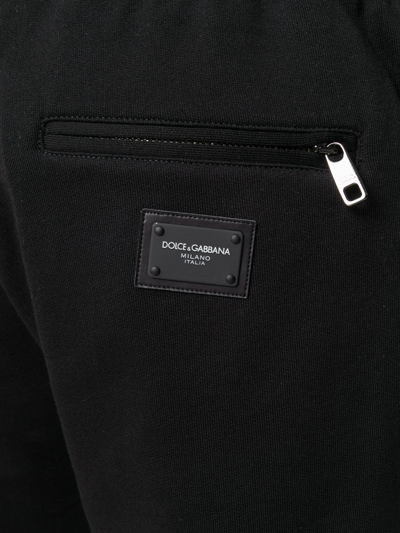 Shop Dolce & Gabbana Cotton Bermuda In Black