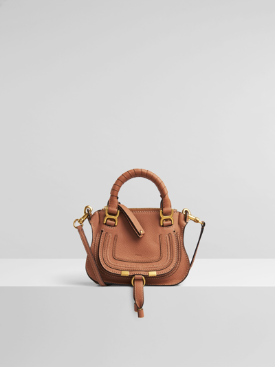 Chloe Mini Marcie Handbag In Muted Brown ModeSens