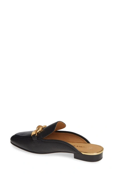 Tory Burch Jessa Embellished Pebbled-leather Slippers In Perfect Black |  ModeSens