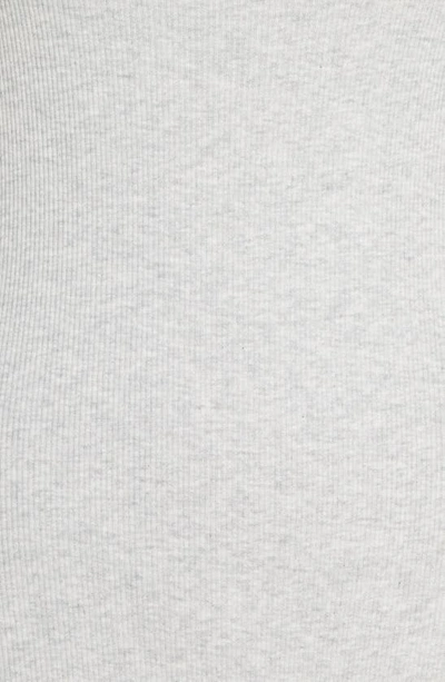 Skims Cotton Rib In Light Heather Grey