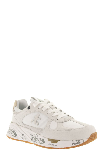 Shop Premiata Mased 5661 - Sneakers In Off White