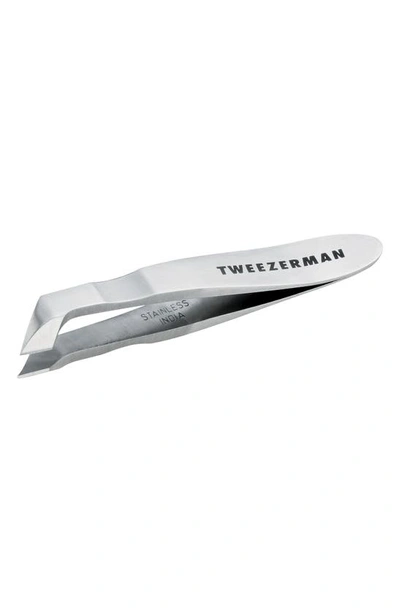 Shop Tweezerman Mini Cuticle Nipper In Silver