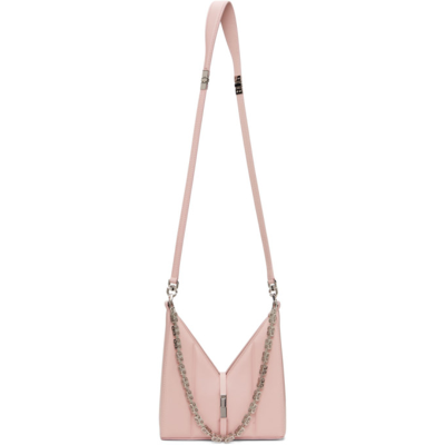 Shop Givenchy Pink Mini Cut Out Shoulder Bag In 682 Pink