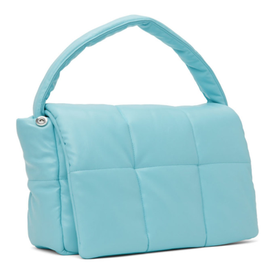 Shop Stand Studio Blue Wanda Clutch Bag In 60200 Baby Blue