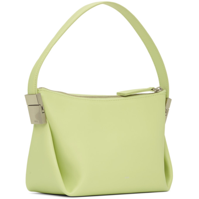 Osoi Bean Small Leather Shoulder Bag In Lime | ModeSens