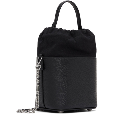 Shop Maison Margiela Black 5ac Bucket Bag In T8013 Black