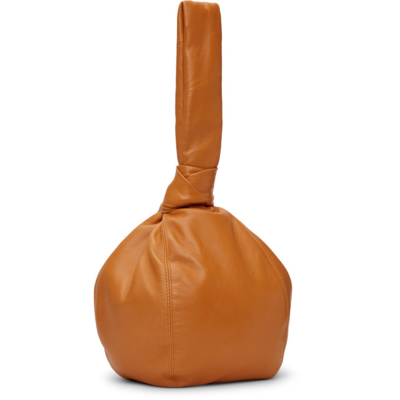 Shop Lemaire Orange Purse Bag In 378 Burnt Orange