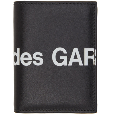 Shop Comme Des Garçons Black Huge Logo Card Holder