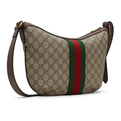 Gucci Ophidia GG Shoulder Bag Small Beige/Ebony in Canvas/Leather with  Gold-tone - US