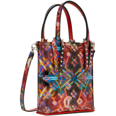 Shop Christian Louboutin Multicolor Mini Cabata Tote In M024 Discolaser