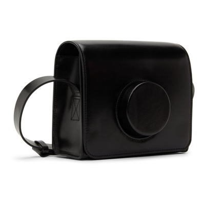 Shop Lemaire Black Camera Bag In 999 Black