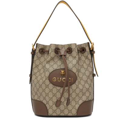 Shop Gucci Beige Gg Supreme Backpack In 8856 B Eb N Acer Cro