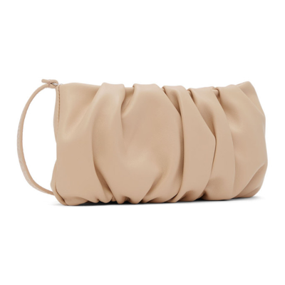 Shop Staud Beige Convertible Bean Shoulder Bag In Shell