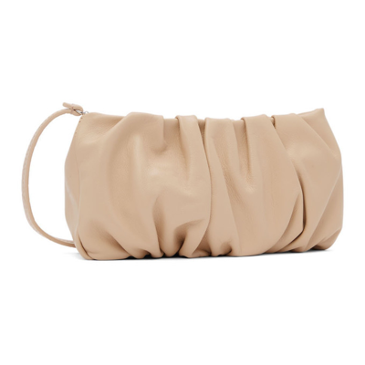 Shop Staud Beige Convertible Bean Shoulder Bag In Shell
