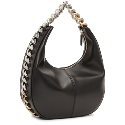 Shop Stella Mccartney Black Small Shoulder Bag In 1000 Black