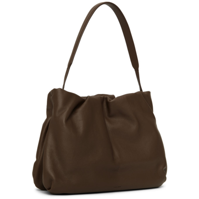Shop The Row Brown Bourse Shoulder Bag In Pickle