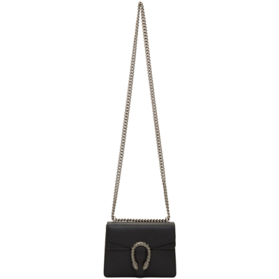 Shop Gucci Black Mini Dionysus Bag In 8176 Nero Bl Diamond