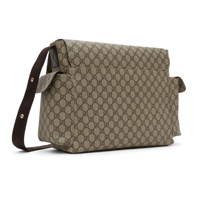 Gucci Womens Changing Bag Brown Canvas