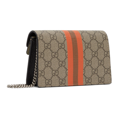 Shop Gucci Multicolor Super Mini Dionysus Bag In 8666 Be Ebony Multi/