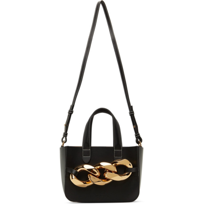 Shop Jw Anderson Black Mini Chain Bag In 999 Black