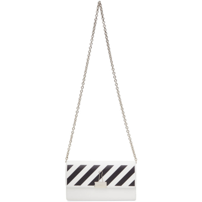 Off-White: Black Binder Clip Wallet Bag