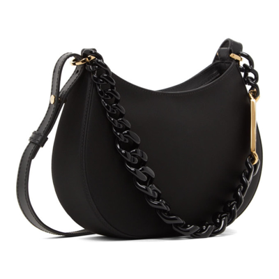 Shop Lanvin Black Nano Nylon Shoulder Bag In 10 Black