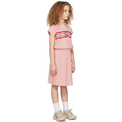 Shop Gucci Kids Pink Interlocking G Polo Dress In 5161 Little Rose