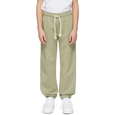 Shop Acne Studios Kids Green Frack Lounge Pants In Crw Eucalyptus Green