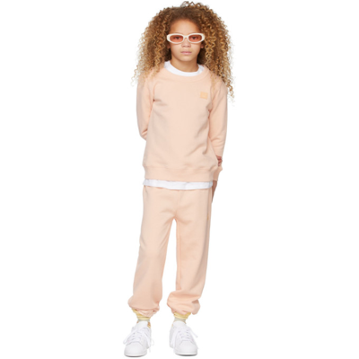 Shop Acne Studios Kids Pink Frack Lounge Pants In Ad5 Powder Pink