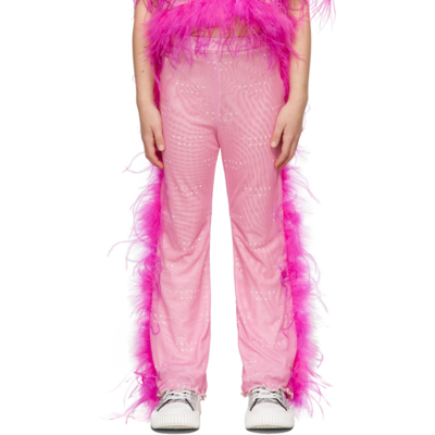 Shop Poster Girl Ssense Exclusive Kids Pink Druzilla Trousers In Light Pink/hot Pink