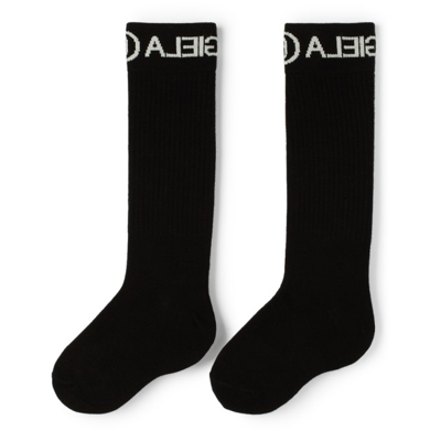 Mm6 Maison Margiela Logo Cotton-blend Socks In M6900 Black