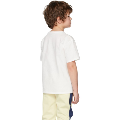 Shop Gucci Kids White Strawberry  Print T-shirt In 9061 White/multicolo