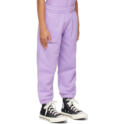 Shop Pangaia Kids Purple 365 Track Pants